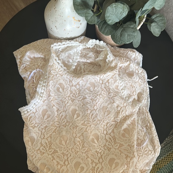 Lulu's White Lace Wedding Dress - Picture 6 of 16